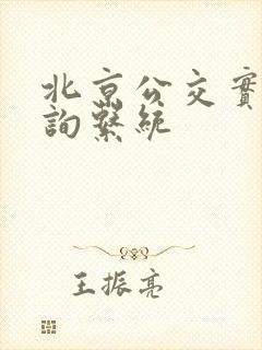 北京公交实时查询系统