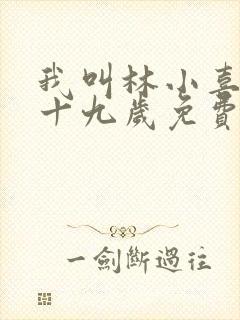 我叫林小喜今年十九岁免费阅读小说