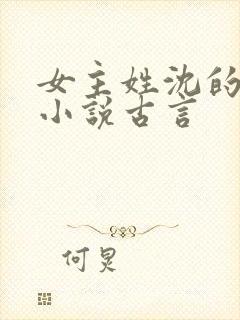 女主姓沈的重生小说古言