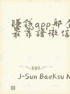 赚钱app哪个最靠谱微信提