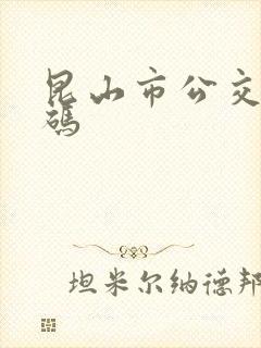 昆山市公交乘车码