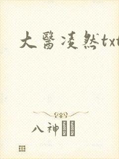 大医凌然txt