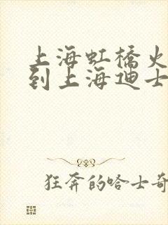 上海虹桥火车站到上海迪士尼
