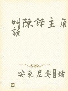 叫陈锋主角的小说