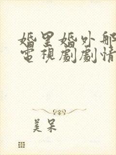 婚里婚外那些事电视剧剧情介绍