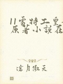 11处特工皇妃原著小说在哪看