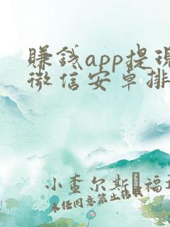 赚钱app提现微信安卓排行榜前十名