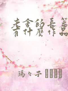 老舍的长篇小说有什么作品