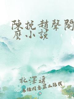陈挽赵声阁是什么小说