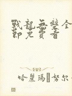 战龙无双全部章节免费看