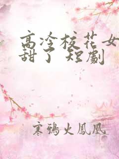高冷校花女友太甜了 短剧