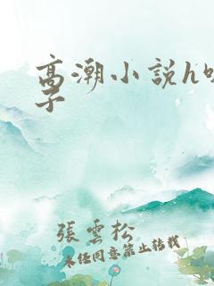 高潮小说h吸奶子