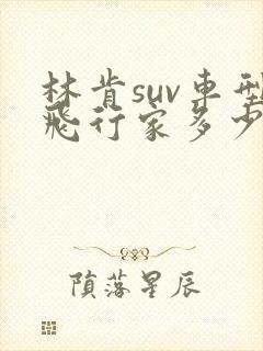 林肯suv车型飞行家多少钱