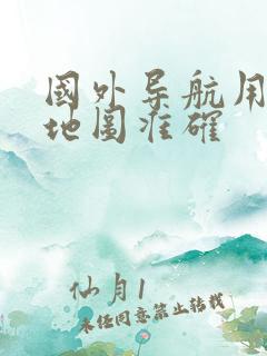 国外导航用哪个地图准确