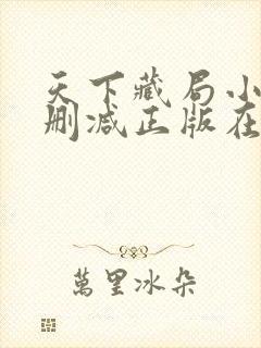 天下藏局小说无删减正版在线阅读
