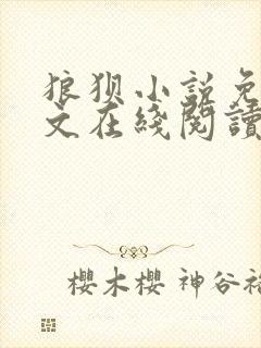 狼狈小说免费全文在线阅读