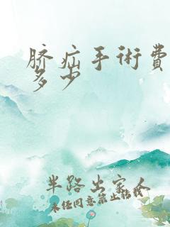 脐疝手术费用需多少