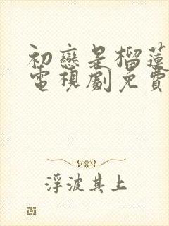 初恋是榴莲先生电视剧免费观看