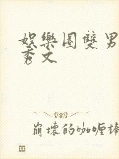 娱乐圈双男主选秀文