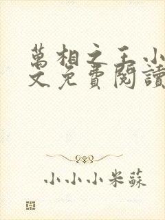 万相之王小说全文免费阅读无弹窗