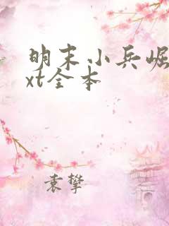 明末小兵崛起txt全本