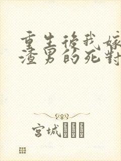 重生后我嫁给了渣男的死对头原著
