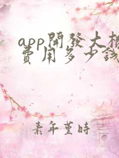 app开发大概费用多少钱 app开发大概费用多少钱