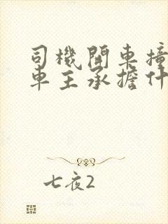 司机开车撞伤人车主承担什么责任