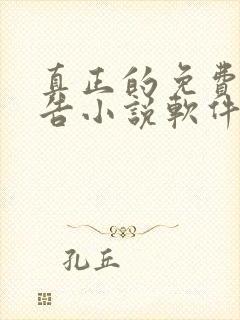 真正的免费无广告小说软件