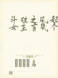 斗破之风起青山女主有几个