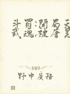 斗罗:开局天使武魂,被唐昊追杀小说完整