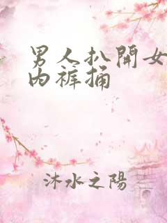 男人扒开女人的内裤捅