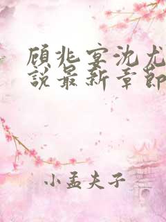 顾兆宴沈尤佳小说最新章节更新内容