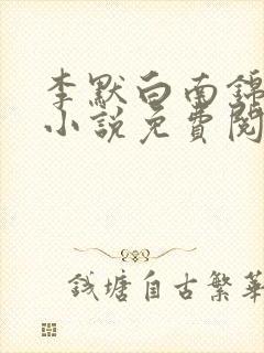 李默白南锦屏的小说免费阅读无弹窗
