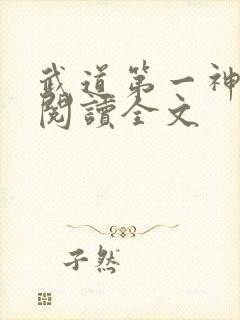 武道第一神全文阅读全文