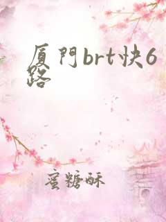 厦门brt快6路
