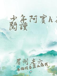 少年阿宾h在线阅读