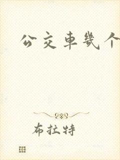 公交车几个座位