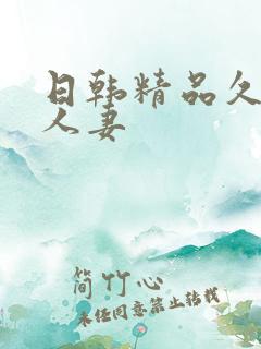日韩精品久久久人妻