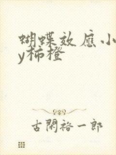 蝴蝶效应小说by柿橙