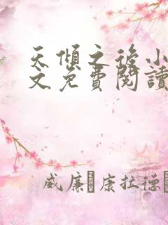 天倾之后小说全文免费阅读无弹窗