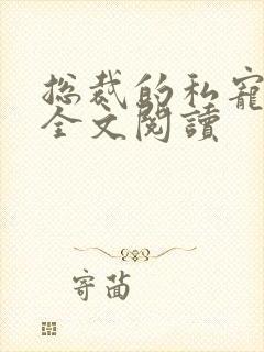 总裁的私宠甜妻全文阅读
