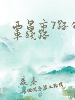 西昌市7路公交车线路