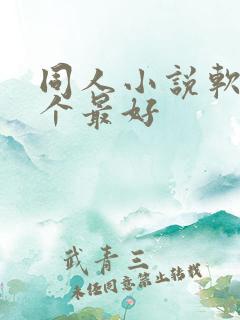 同人小说软件哪个最好