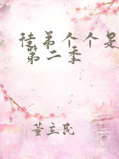 徒弟个个是大佬 第二季