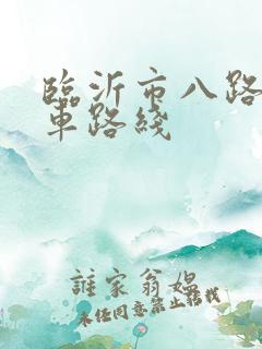临沂市八路公交车路线