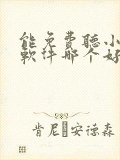 能免费听小说的软件哪个好