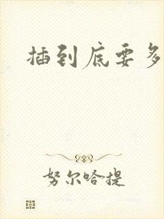 插到底要多长