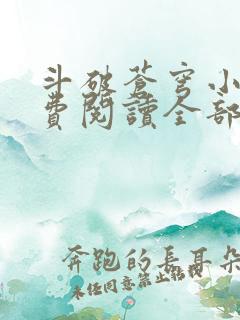斗破苍穹小说免费阅读全部软件