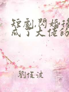短剧,闪婚后我成了大佬的掌中之物